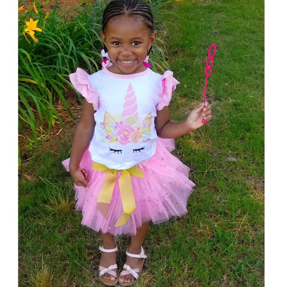 Pink unicorn set